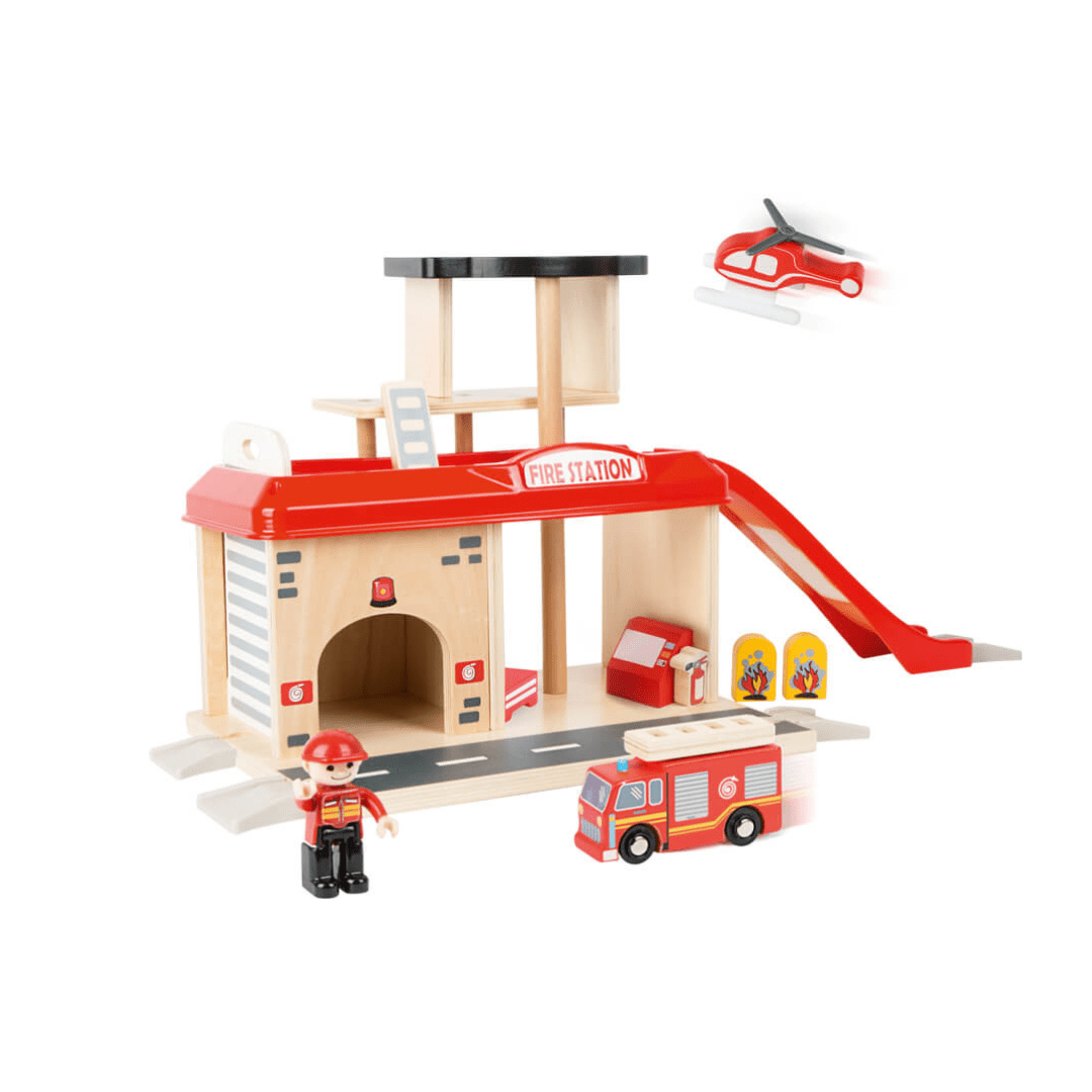 Caserne de pompier et ses accessoires – Marmots&Co