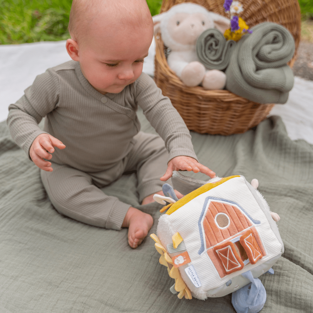 Cube activité bébé - Cube sensoriel, jouet éveil bébé dès la naissance