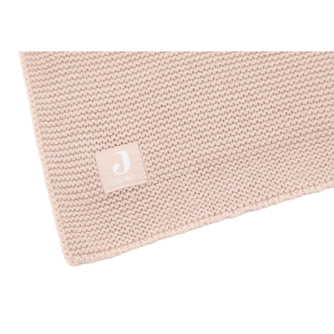 Couverture basic knit | Rose